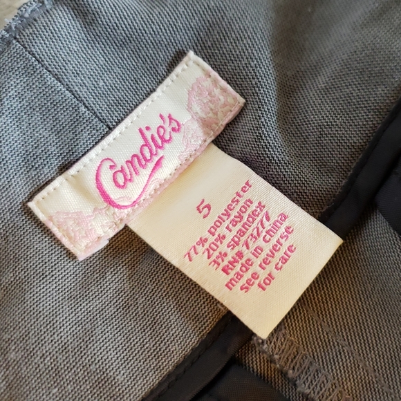 Candie's Gray Pants Trousers Size 5 - Picture 7 of 7